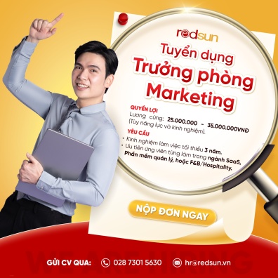 Tuyển dụng: Trưởng phòng Marketing