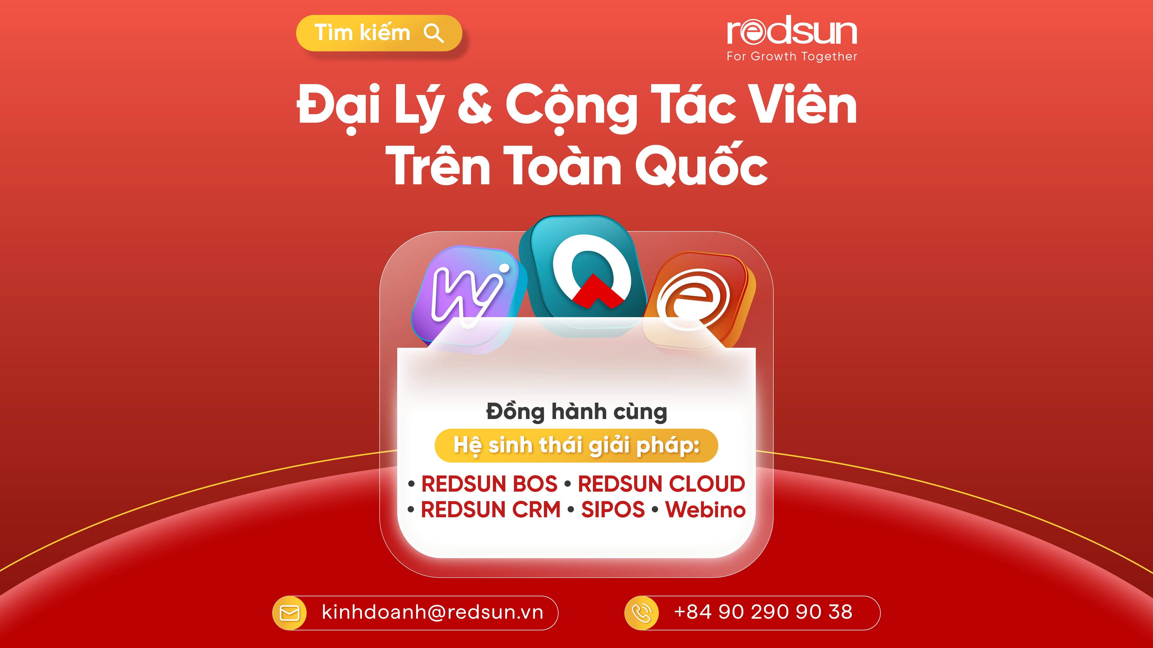 Redsun tìm kiếm Đại Lý & Cộng Tác Viên trên toàn quốc 