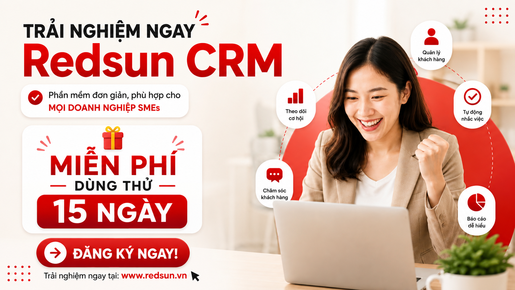 Redsun CRM – Phần mềm CRM Made in Vietnam phù hợp cho doanh nghiệp vừa và nhỏ