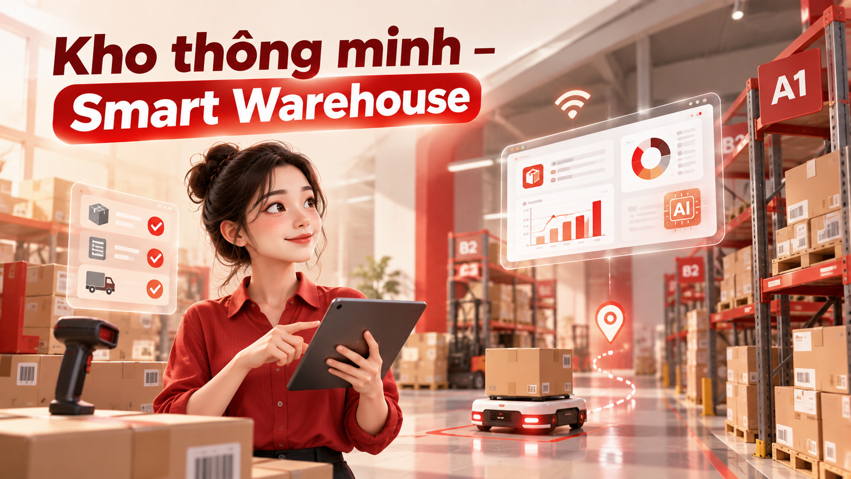 Kho thông minh không còn là câu chuyện của doanh nghiệp lớn