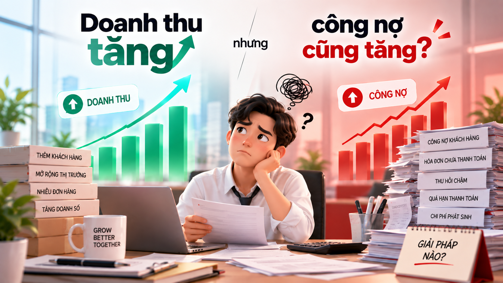 Doanh thu tăng nhưng công nợ cũng tăng: Doanh nghiệp có thực sự đang tăng trưởng tốt?