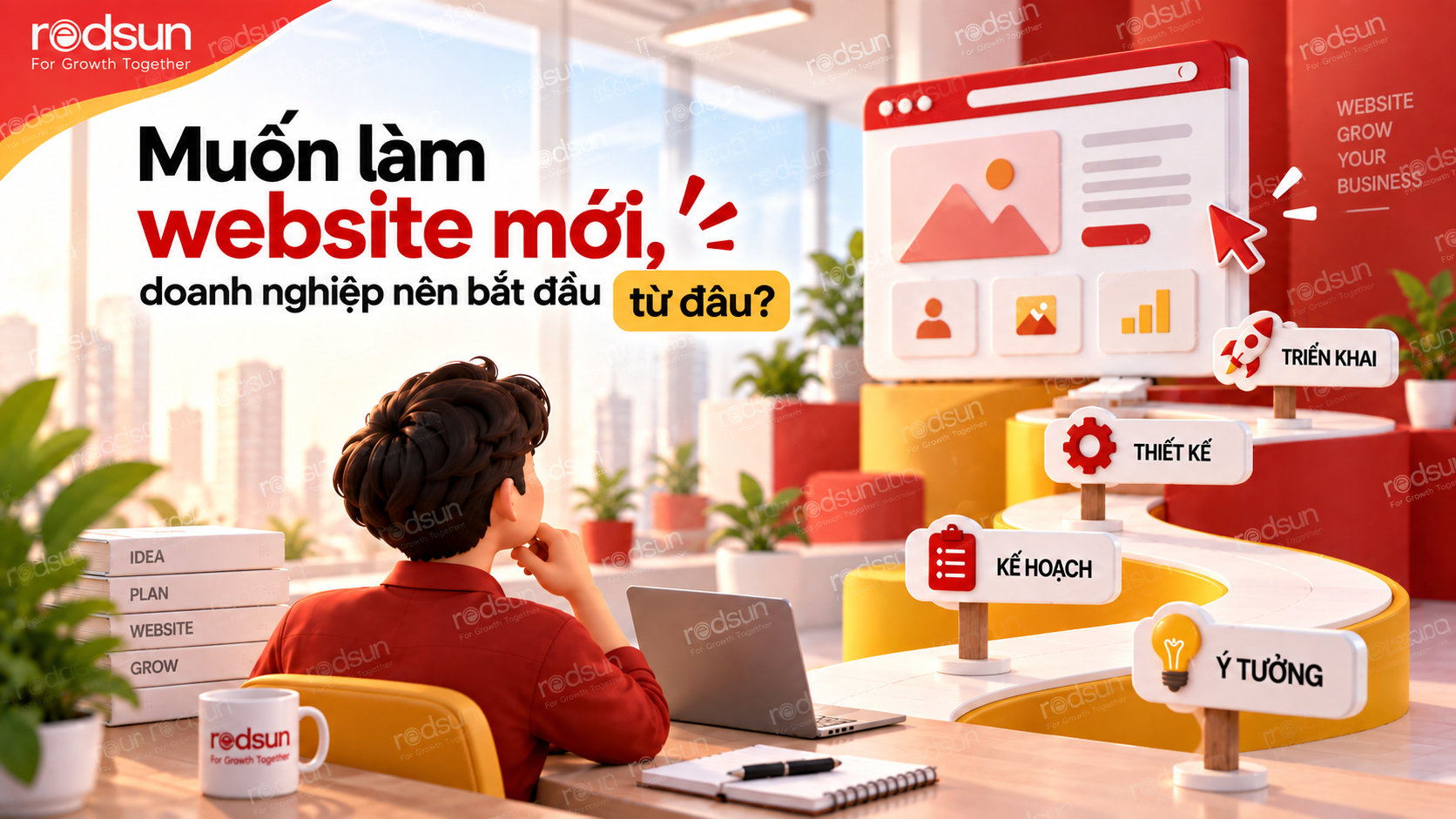 Muốn làm website mới, doanh nghiệp nên bắt đầu từ đâu?
