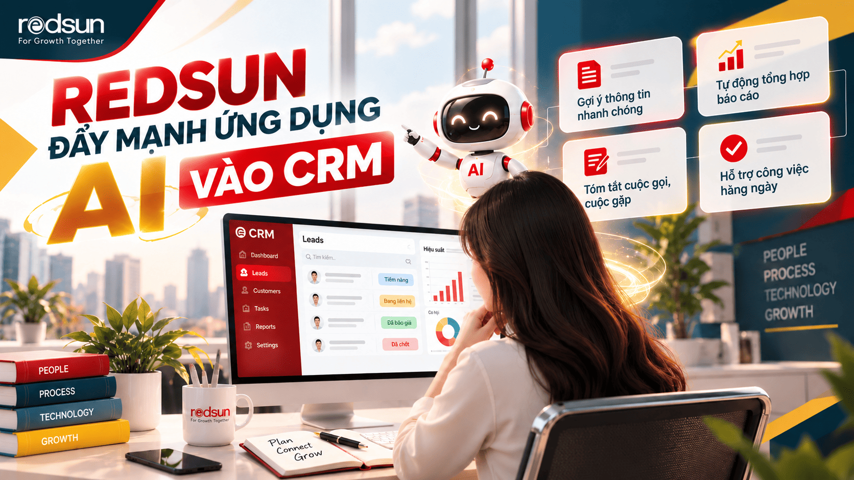 Redsun đẩy mạnh ứng dụng AI vào hệ thống CRM 